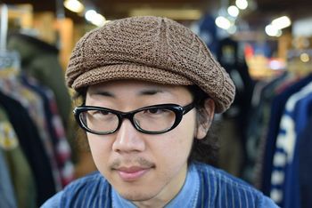 スピアーズ　コットンリネンキャスケット