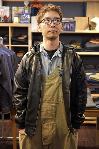 Y’2 LEATHER SB-151 レザーフーデッドパーカー