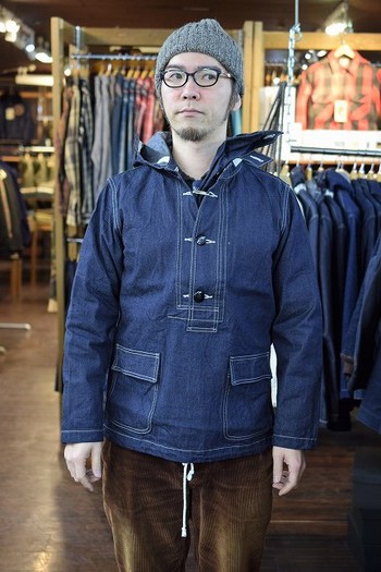 リアルマッコイズ　U.S.NAVY DENIM PARKA　MJ18017
