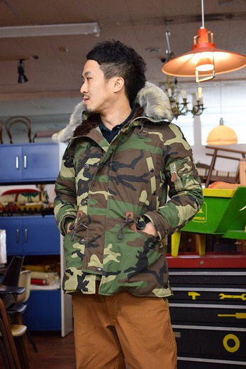 COLIMBO N-3B SNRKEL PARKA MOOSEWOOD ZR-0121 カモフラ