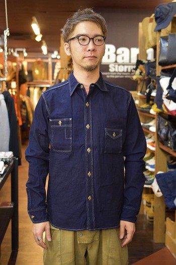 ジェラード　Smoker Shirts　インディゴ