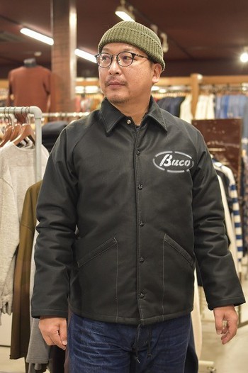 リアルマッコイズ BJ20102  BUCO  MECHANIC JACKET BLACK 　残り僅かです!!