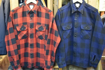 リアルマッコイズ　 BUFFALO CHECK FLANNEL SHIRT　MS17105
