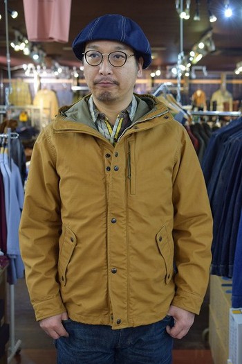 コリンボ　CROACER BARN-YARD PARKA サイズ感