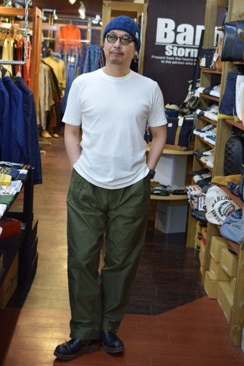 ナイジェルケーボン　BRITISH ARMY PANT ダークオリーブ　