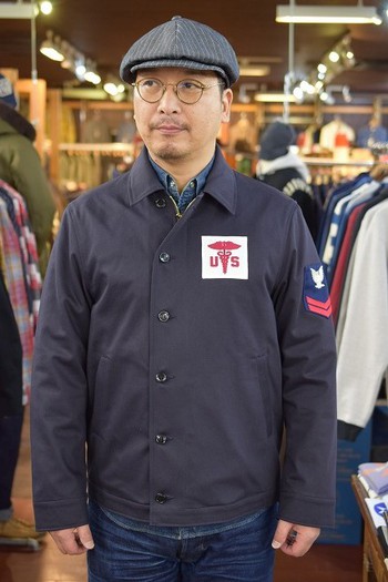 リアルマッコイズ U.S. NAVY UTILITY JACKET / MEDICAL CORPS
