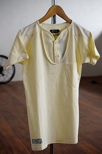 ダッパーズ　Random Henley Work Tee