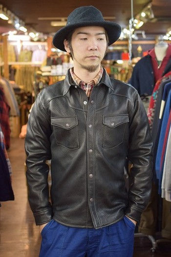 フラットヘッド　ディアスキンシャツ　遂に入荷です