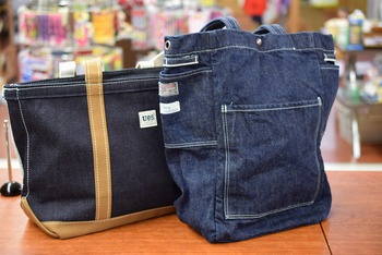 ウエス　デニムバッグ２種入荷