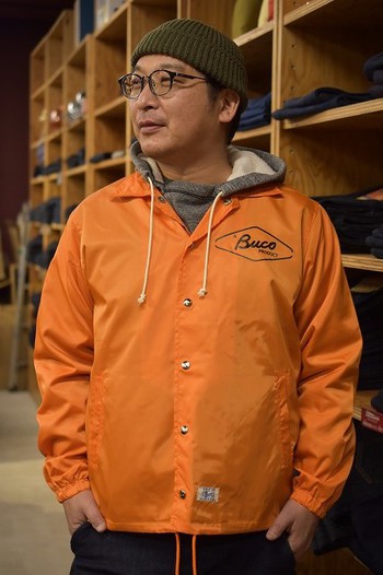 リアルマッコイズ　リアルマッコイズ BUCO COACH JACKET / ENGINEERS　ORANGE