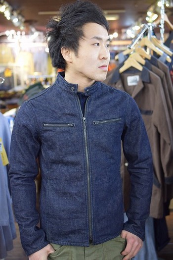 ウエス デニムライダースジャケット　入荷