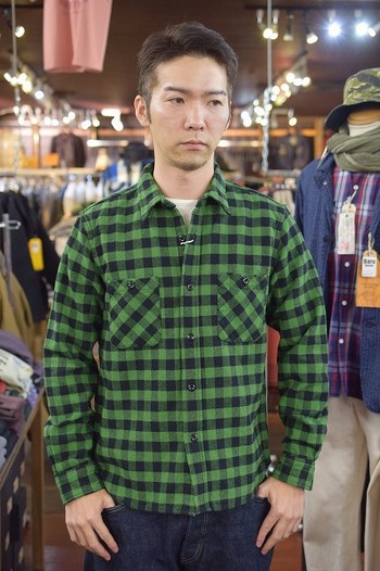 コリンボ　RICHMOND BORO WORK SHIRT　フランネル　入荷
