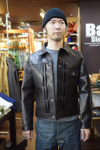 Y2レザー　ECO HORSE 1st TYPE Gジャン