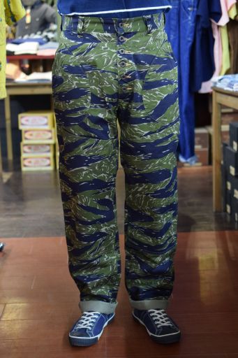 ジェラード　タイガーカモ　U.S.NAVY　デッキパンツ
