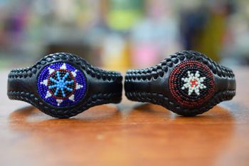 バッファロートラックス　レザーブレスレット