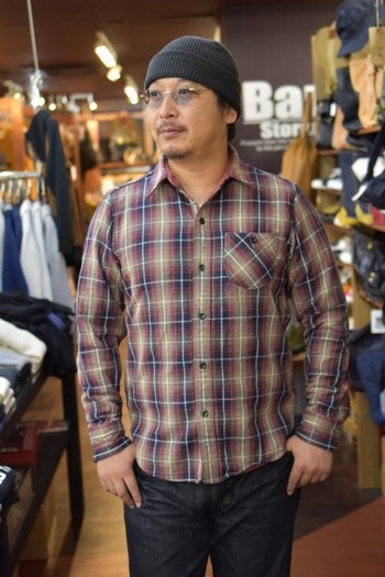 デラックスウエア　ネルシャツ GREAT SEAL HV-37 入荷です