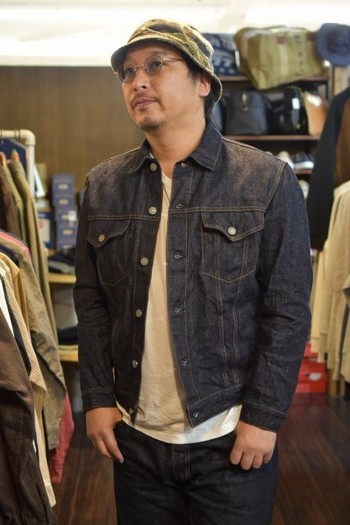 リアルマッコイズ　デニムジャケットLot004J　着てみる!!