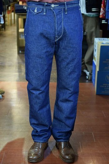 オルゲイユ　Linen Denim Trousers