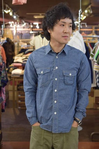 コリンボ  VERRAZANO WORK SHIRT 入荷