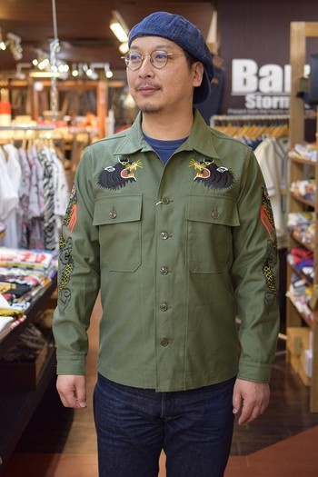 リアルマッコイズ　SATEEN UTILITY SHIRT/JAPAN　入荷です