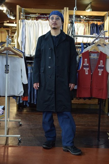 リアルマッコイズ　U.S. COASTGUARD OVERCOAT　いい感じです