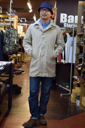 コリンボ　RICHMOND BORO LIGHT HOODY COAT　在庫ございます　