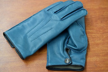 デラックスウェア　レザーグローブ　新色ネイビー