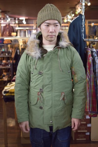 コリンボ　MOOSEWOOD SNOKEL PARKA　カーキ　