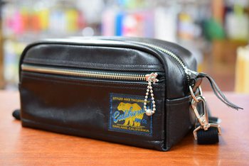 レインボーカントリー　レザーポーチ（BLK）　入荷