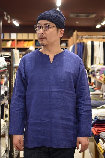 ジェラード  Sleeping shirt スリーピングシャツ インディゴ　入荷です