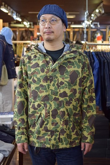 コリンボ　W.ARSENAL HARD SHELL PARKA カモ　入荷です