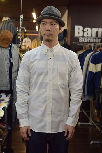 スティーブンソンオーバーオール　ボタンダウン入荷