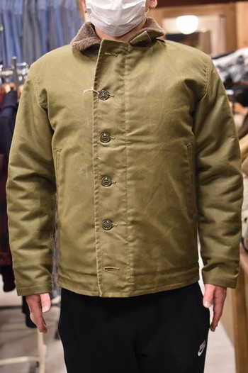 コリンボ　 OBSERVER JKT. N-1 2nd 　Olive　サイズ感