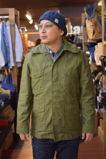 バズリクソンズ　JACKET,MAN’S COTTON WIND RESISTANT SATEEN