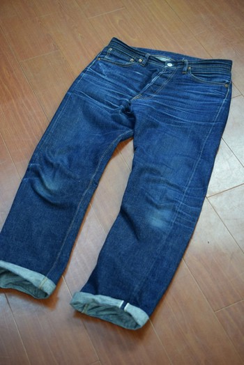 大江洋服店 別注デニム BO-02ＸＸいい感じになってきました