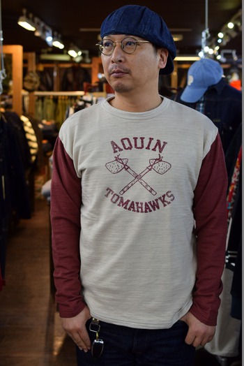 クッシュマン　MINI PILE SWEAT LONG SLEEVE T-SHIRTS　