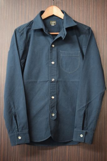 ダリーズ　キャラコシャツ　カラー：ネイビー　入荷