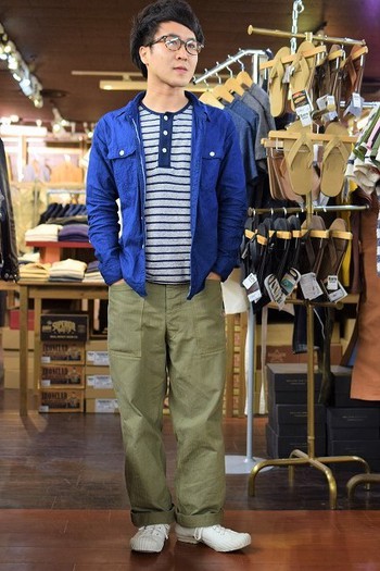 ウエス 空羽ワークシャツ&今日の服装