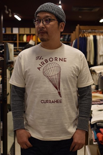 リアルマッコイズ AMERICAN ATHLETIC TEE / THE AIRBORNE CURRAHEE