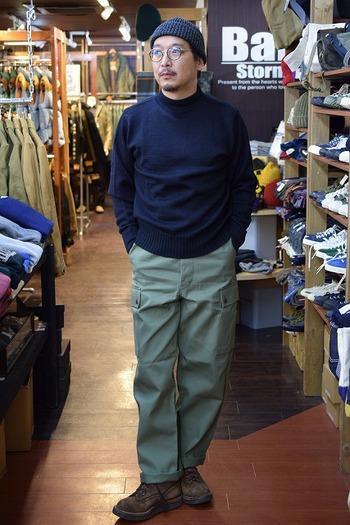 ナイジェルケーボン　5POCKET MONKEY PANTS　OLIVE