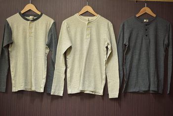 ループ＆ウェフト リバイバル天竺ヘンリーロンT入荷