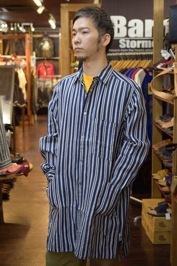 ナイジェルケーボン　大きく羽織る　SLEEP SHIRTS