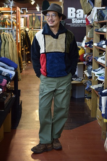 マットソンズ　SHEEP BOA MONDRIAN TYPE PULLOVER　インパクト大です
