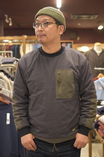 コリンボ　機能綿スウェット　改め　PCS LINE SALISBURY SWEATERが止めれない