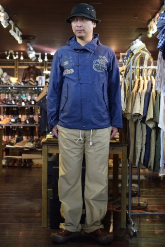 トイズマッコイ　TOYS McCoy NAVY HOODED PARKA　