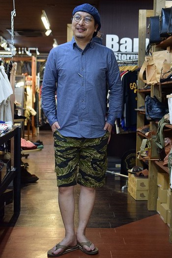 リアルマッコイズ　TIGER CAMOFLAGUE SHORTS / JOHN WAYNE　
