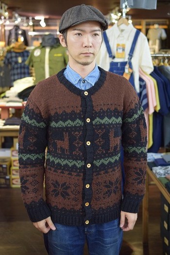 コリンボご予約　2016年秋冬HIGH LANDER KNIT CARDIGAN “ALPAMAYO”