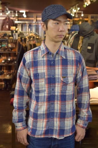 フェローズ　ライトネルシャツ入荷