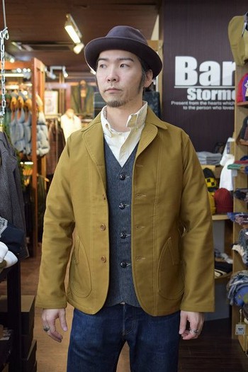 ダリーズ　1910s SACK COAT Fedeler 　CAMEL編