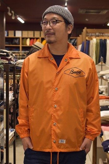 リアルマッコイズ  BUCO COACH JACKET ENGINEERS STYLE  オレンジ